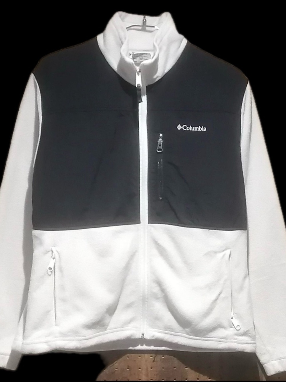 Women’s Columbia Black and White Performance Fleece Jacket